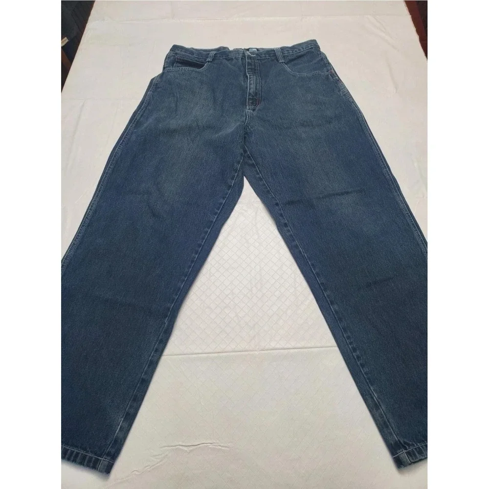 Southpole Jeans Mens 36x31 Blue Denim Straight Leg Relaxed Fit Classic Y2K Style